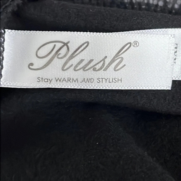 Plush Fleece Lined Liquid Leggings in Black Snake - NEW - Size XXL - Picture 5 of 8